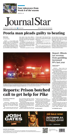 Cover of Journal Star (Peoria)