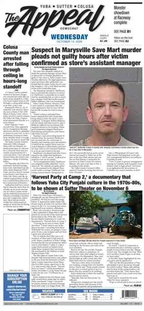 Cover of Marysville Appeal-Democrat