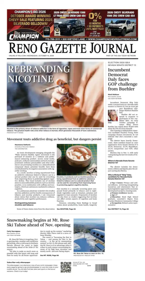 Cover of Reno Gazette Journal