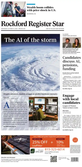 Cover of Rockford Register Star