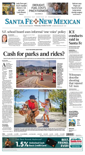 Cover of Santa Fe New Mexican