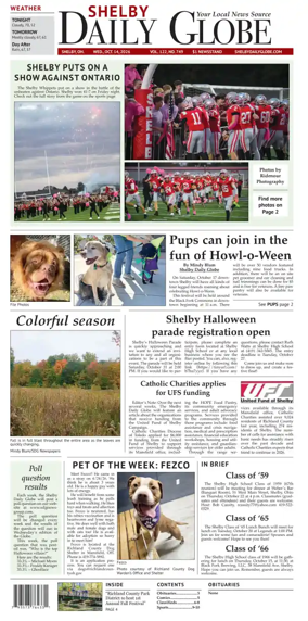 Cover of Shelby Daily Globe