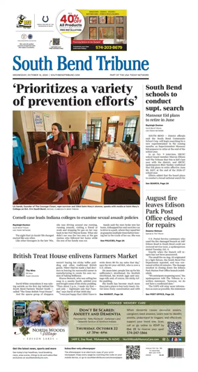 Cover of South Bend Tribune