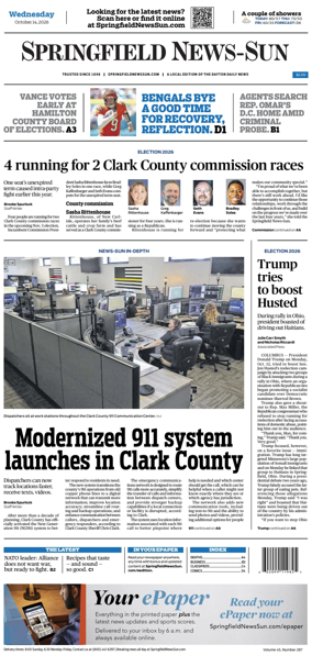 Cover of Springfield News-Sun