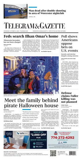 Cover of Telegram & Gazette