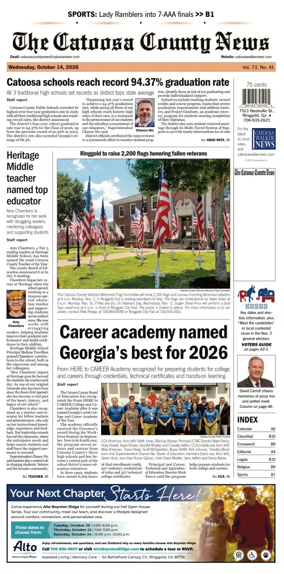 Cover of The Catoosa County News