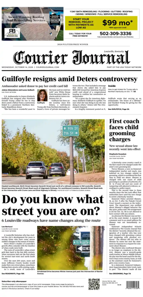 Cover of The Courier-Journal (Louisville)