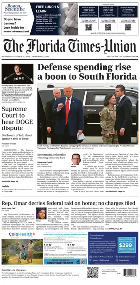 Cover of The Florida Times-Union
