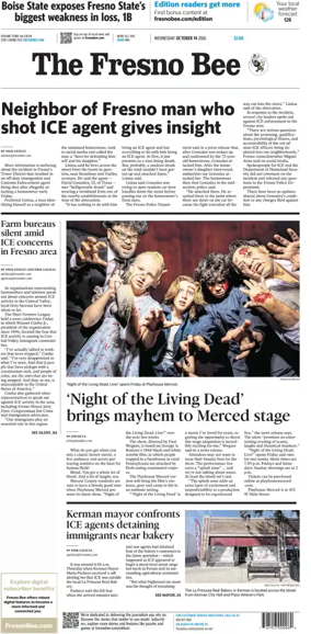 Cover of The Fresno Bee