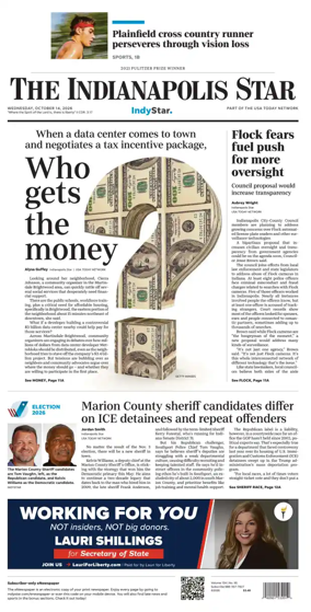 Cover of The Indianapolis Star