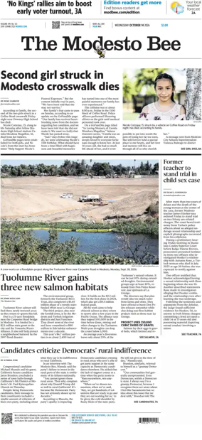 Cover of The Modesto Bee