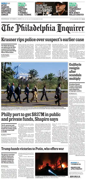 Cover of The Philadelphia Inquirer