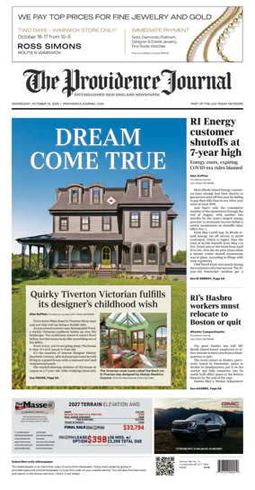 Cover of The Providence Journal
