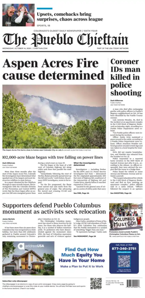Cover of The Pueblo Chieftain