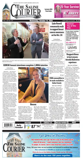 Cover of The Saline Courier