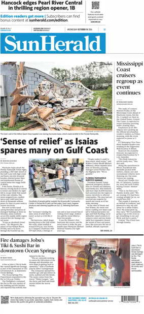 Cover of The Sun Herald