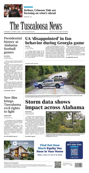 Cover of The Tuscaloosa News