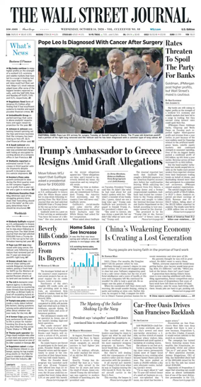 Cover of The Wall Street Journal