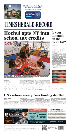 Cover of Times Herald-Record