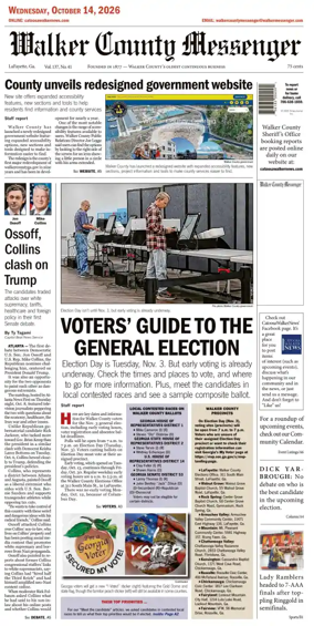 Cover of Walker County Messenger