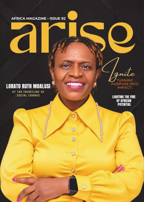 Cover of Arise Africa Magazine