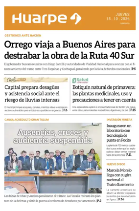 Cover of Diario Huarpe