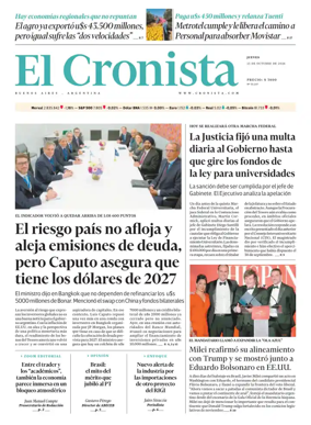 Cover of El Cronista