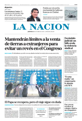 Cover of La Nacion