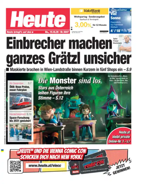 Cover of Heute - Niederosterreich Ausgabe
