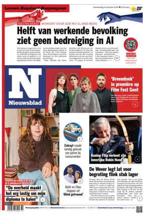 Cover of Het Nieuwsblad