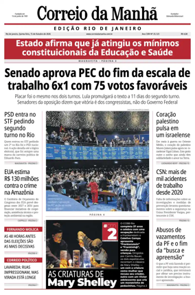 Cover of Jornal Correio da Manha