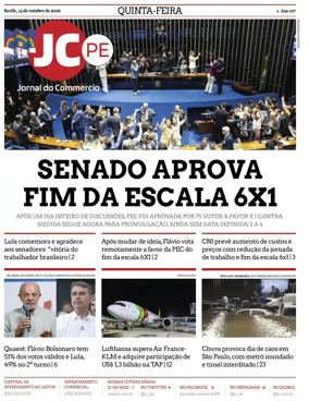 Cover of Jornal do Commercio