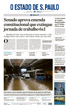 Cover of O Estado de S. Paulo