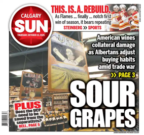Cover of Calgary Sun