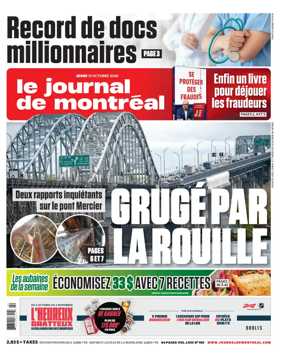 Cover of Le Journal de Montreal