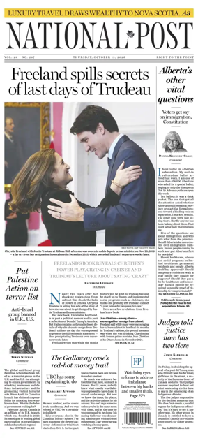 Cover of National Post - (Latest Edition)