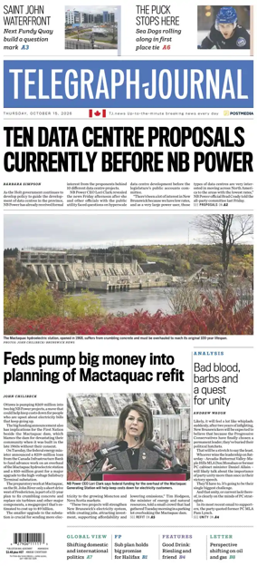 Cover of Telegraph-Journal