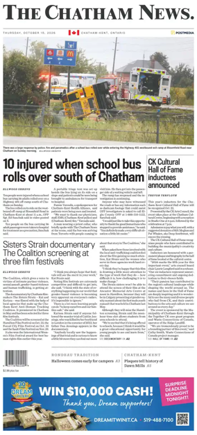 Cover of The Chatham Daily News