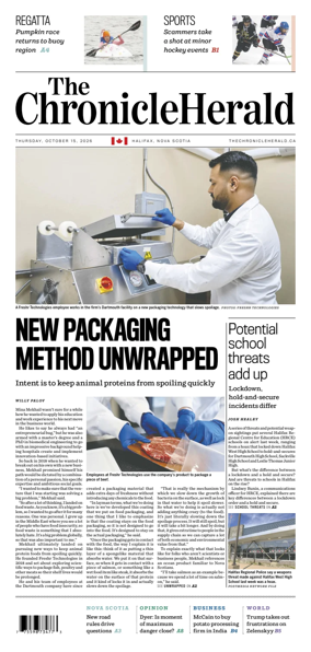 Cover of The Chronicle Herald (Provincial)