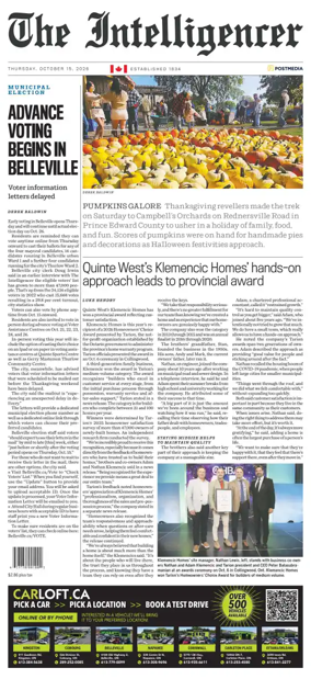 Cover of The Intelligencer (Belleville)