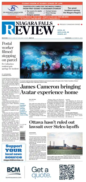 Cover of The Niagara Falls Review