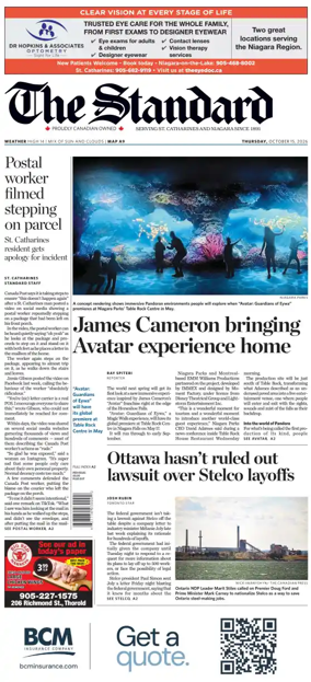 Cover of The Standard (St. Catharines)