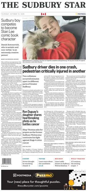 Cover of The Sudbury Star