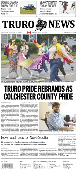 Cover of Truro News