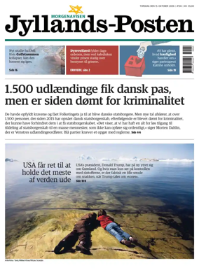 Cover of Jyllands-Posten