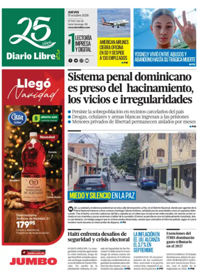 Cover of Diario Libre (Republica Dominicana)