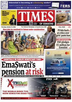 Cover of Times of Eswatini