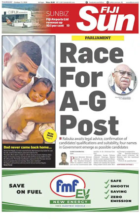 Cover of Fiji Sun