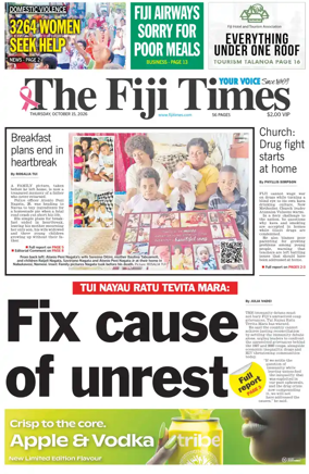 Cover of The Fiji Times