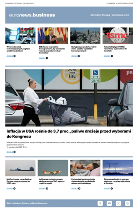 Cover of Euronews Business (Polish)